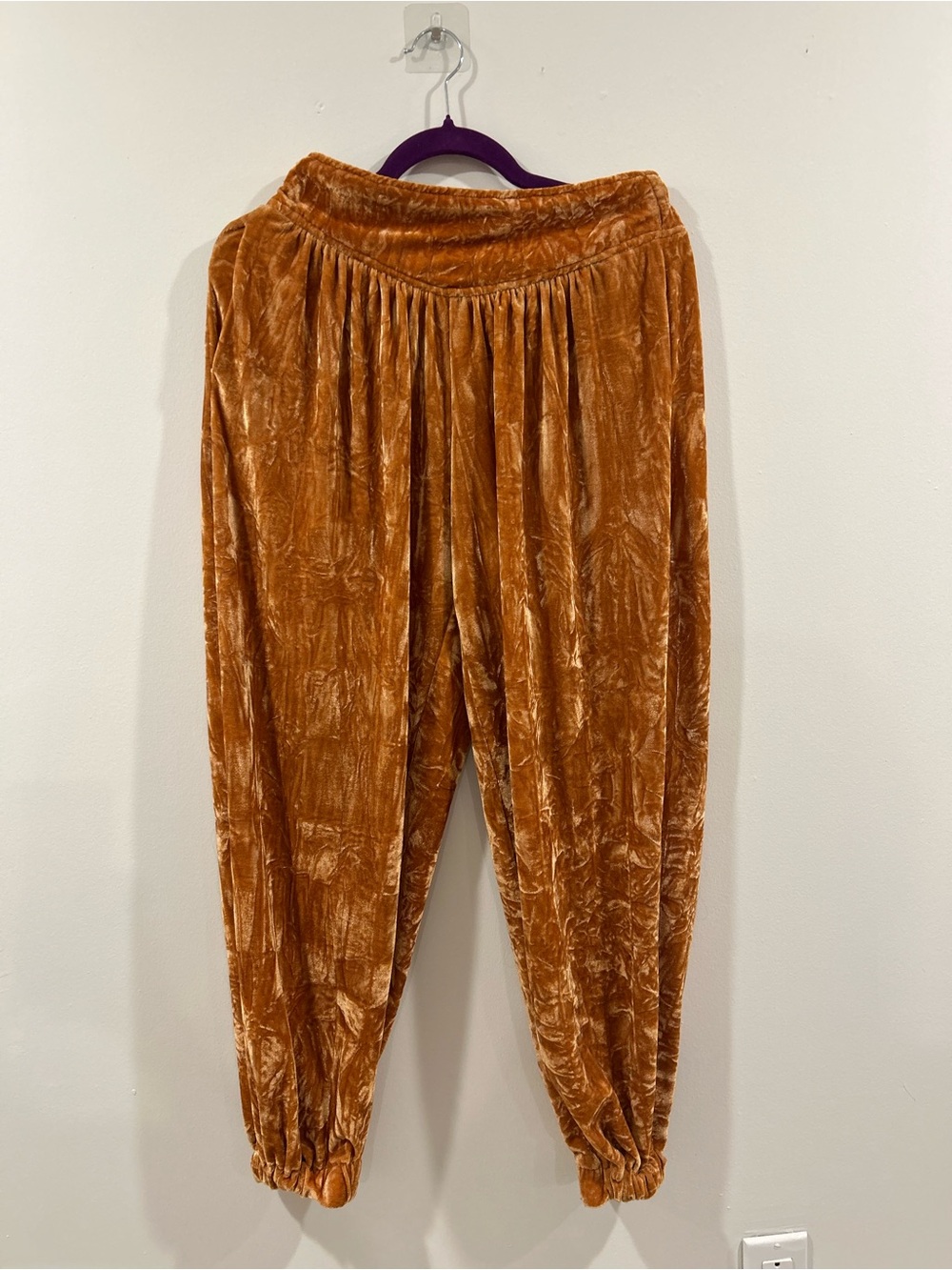 Urban Outfitters Velvet Harem Pants